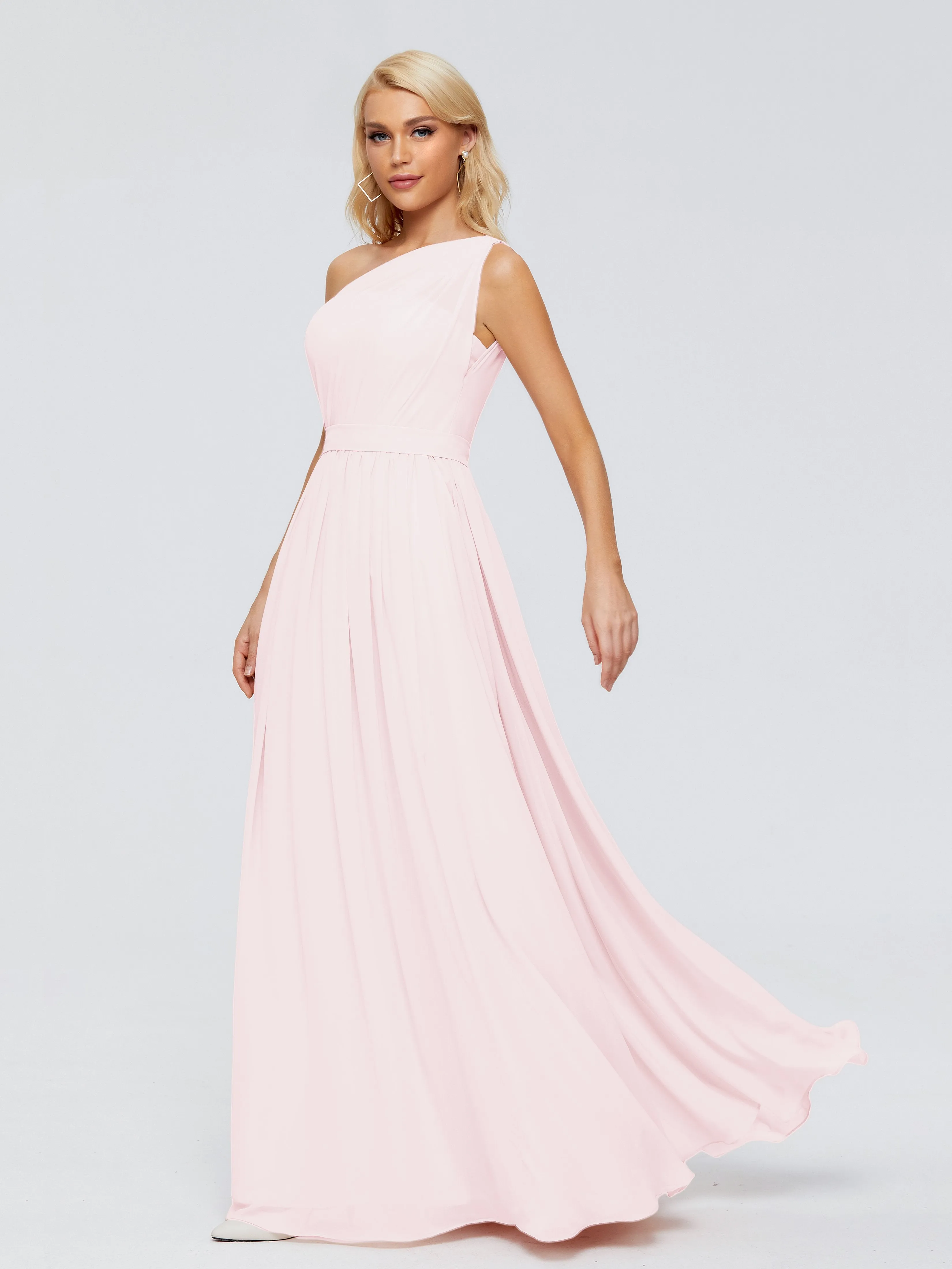 Arabella One Shoulder Sash Bridesmaid Dresses