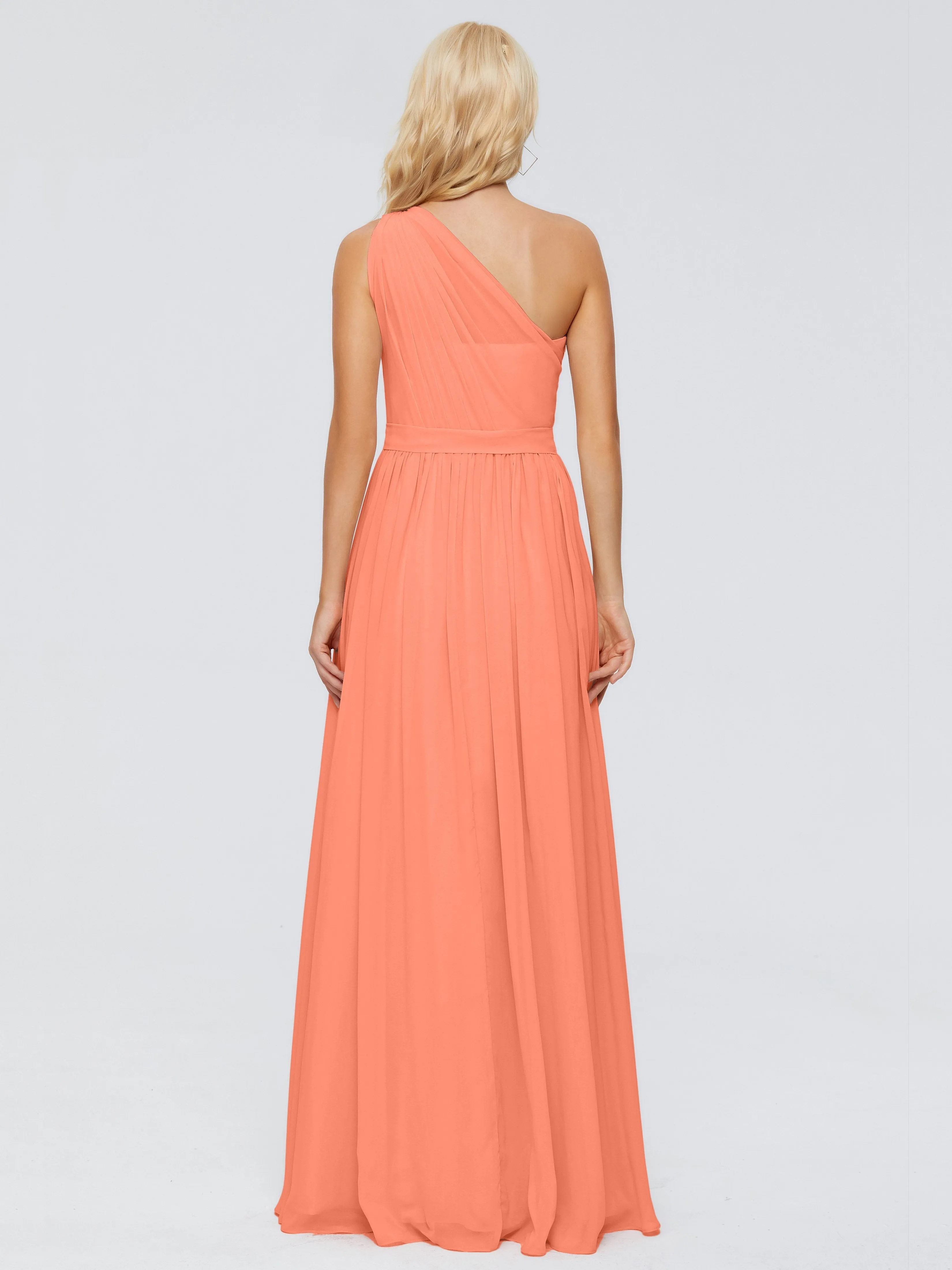 Arabella One Shoulder Sash Bridesmaid Dresses