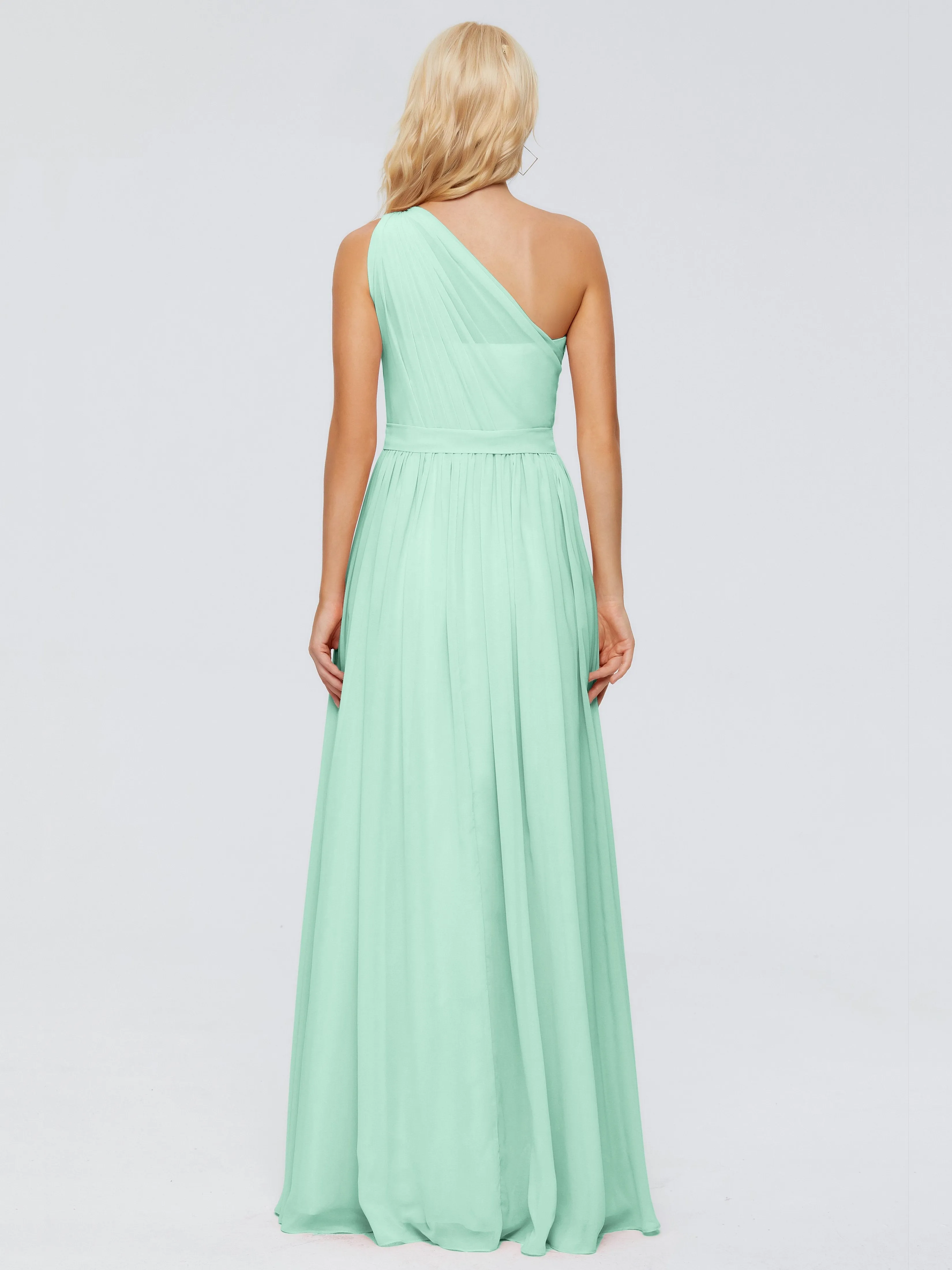 Arabella One Shoulder Sash Bridesmaid Dresses