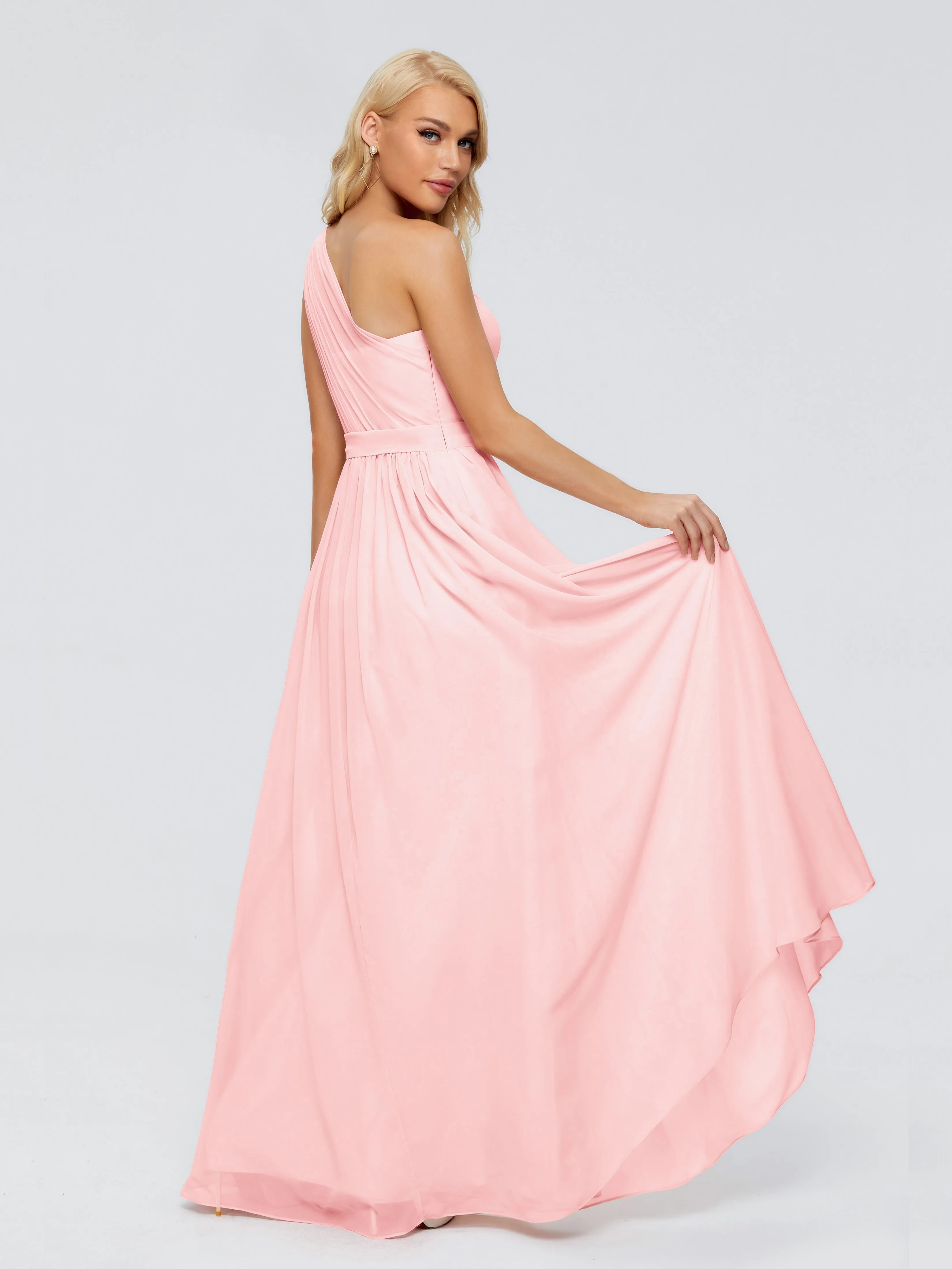 Arabella One Shoulder Sash Bridesmaid Dresses