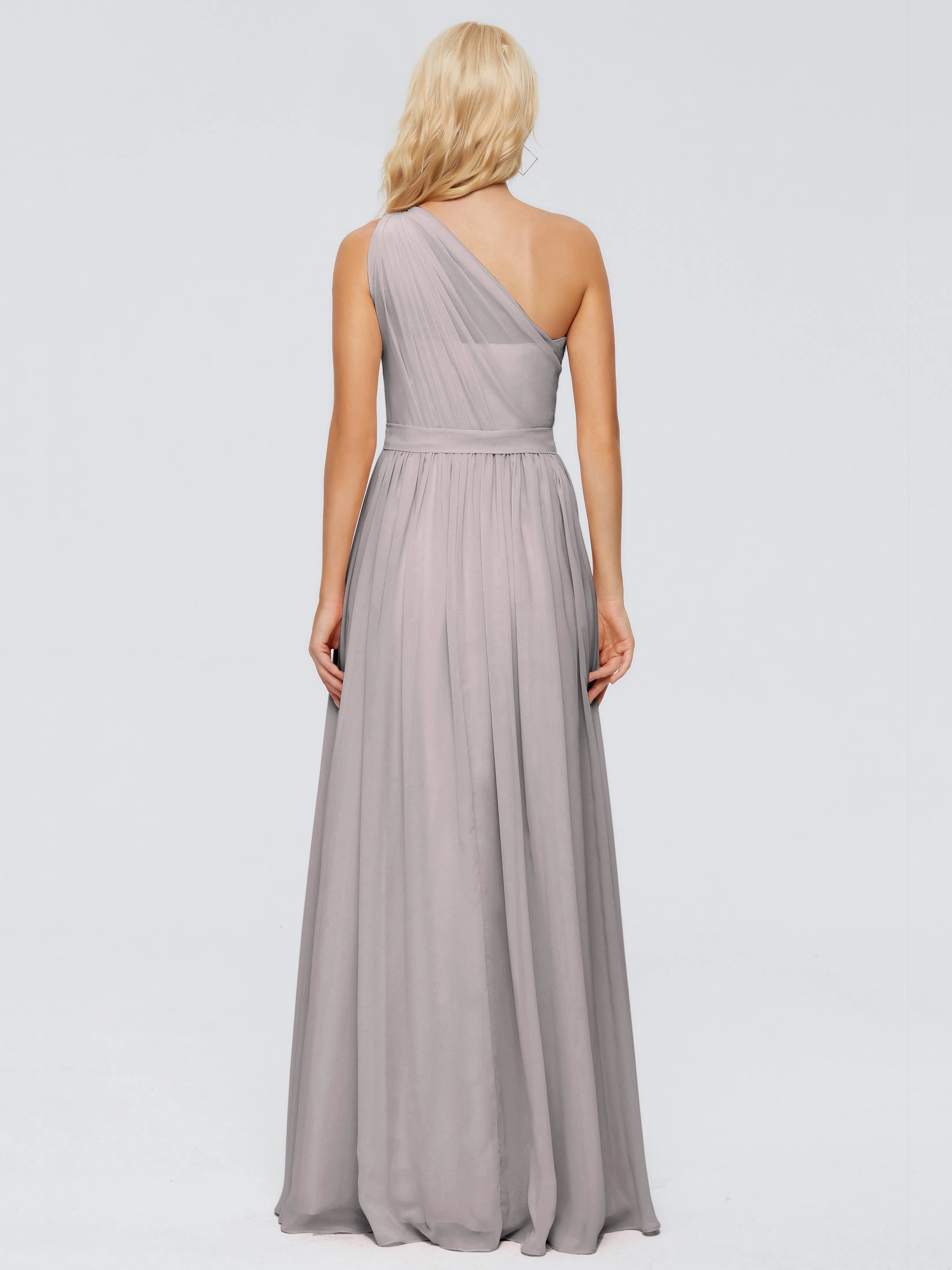 Arabella One Shoulder Sash Bridesmaid Dresses