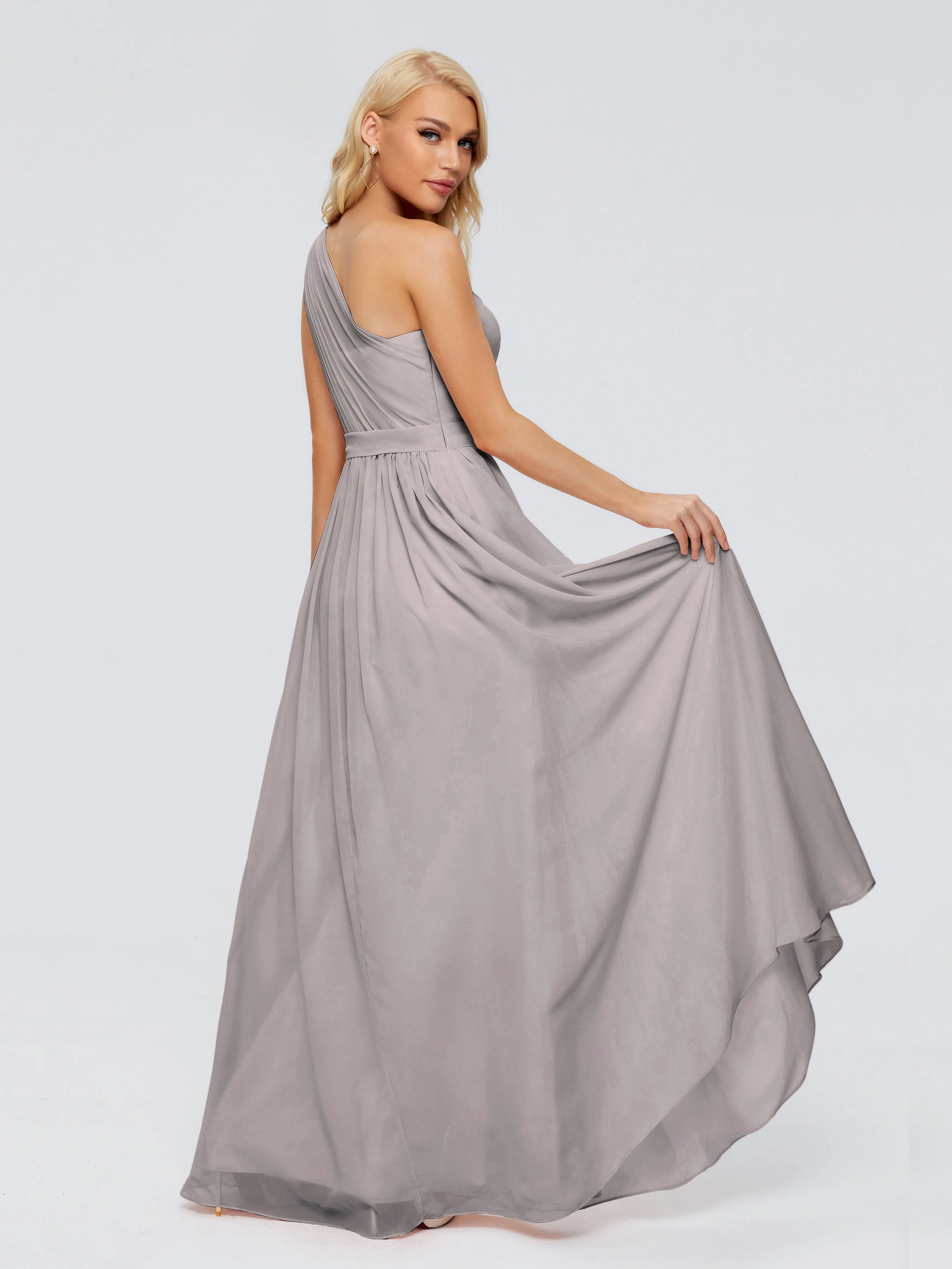 Arabella One Shoulder Sash Bridesmaid Dresses