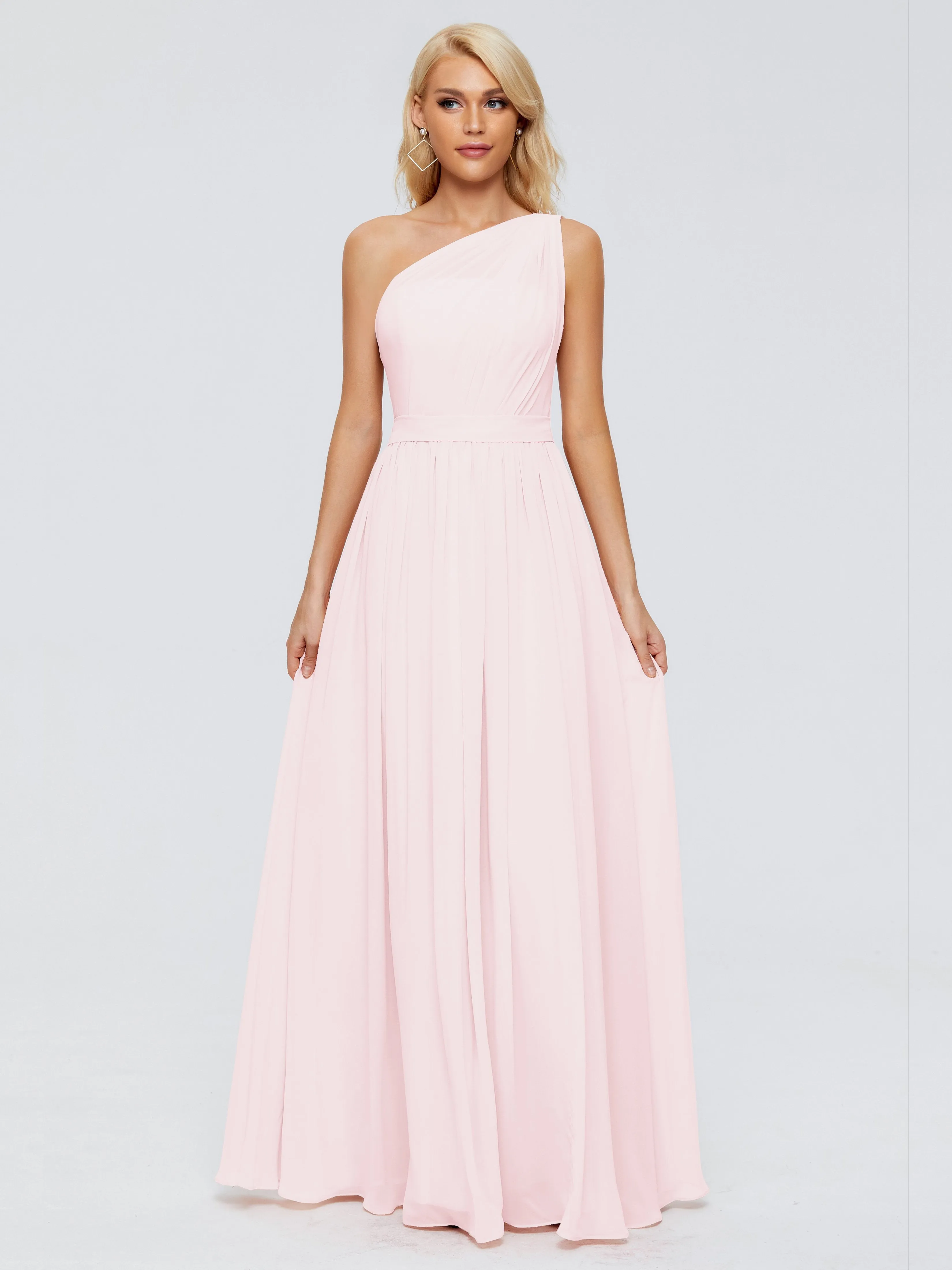 Arabella One Shoulder Sash Bridesmaid Dresses