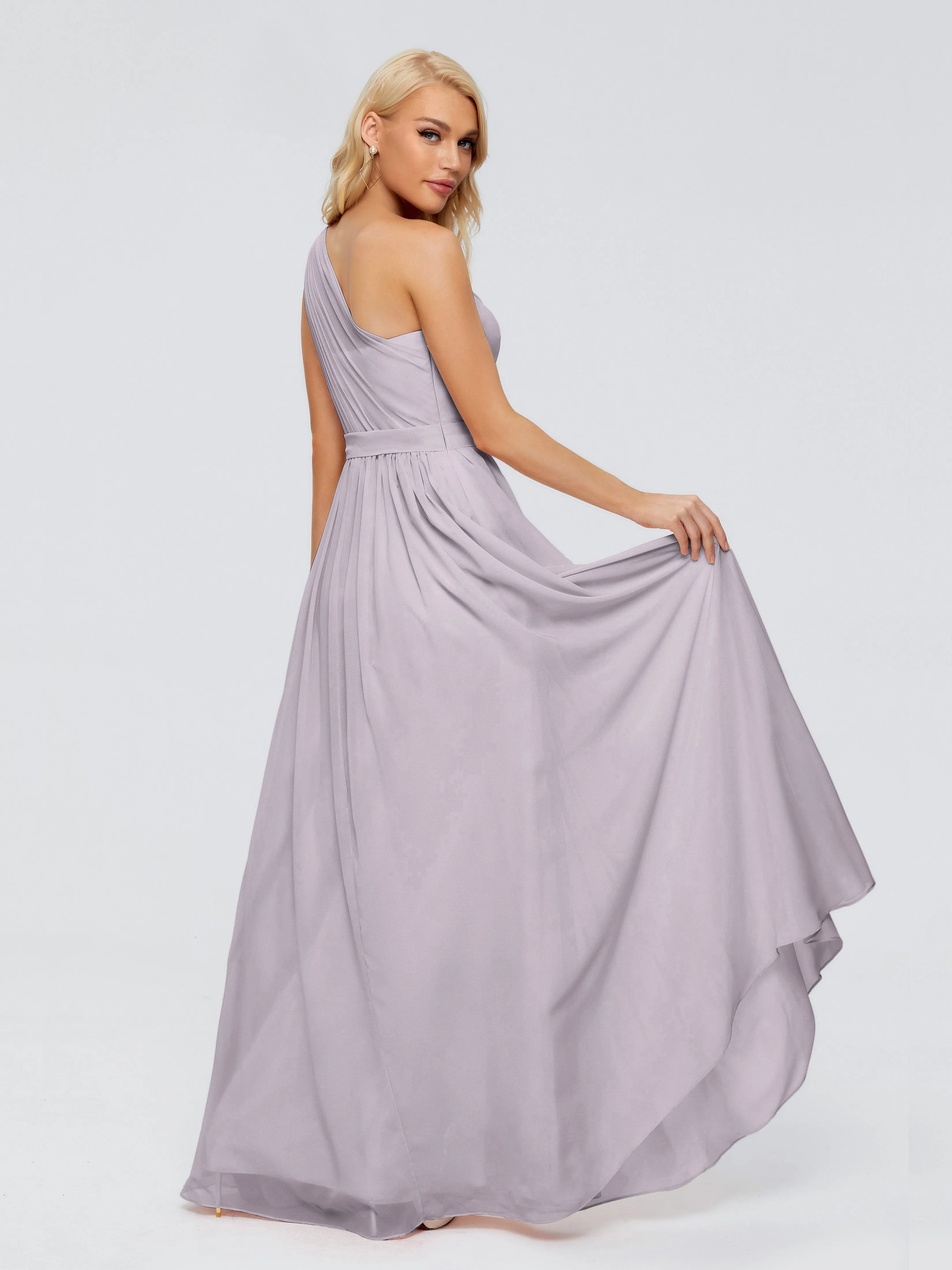 Arabella One Shoulder Sash Bridesmaid Dresses