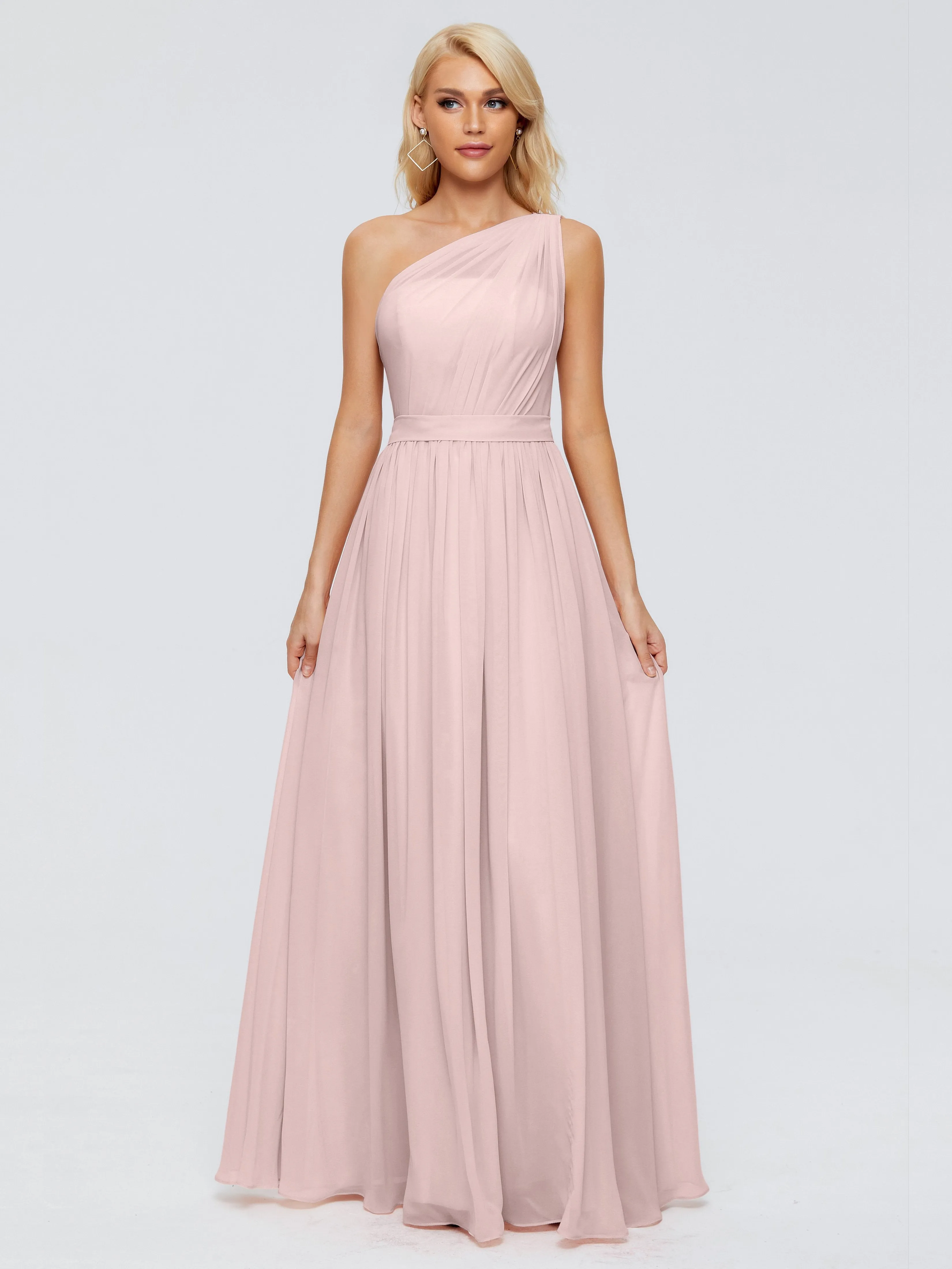 Arabella One Shoulder Sash Bridesmaid Dresses