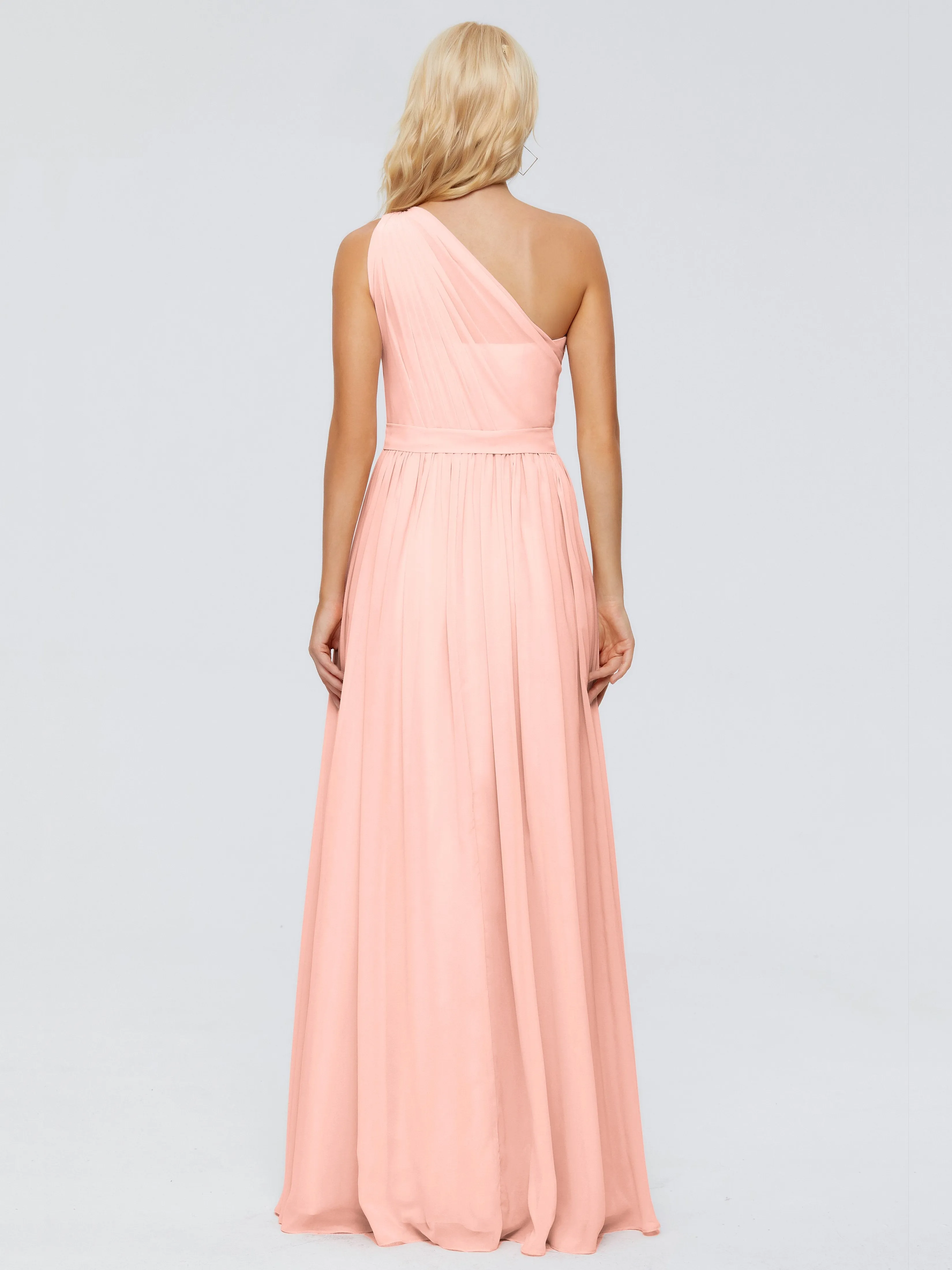 Arabella One Shoulder Sash Bridesmaid Dresses