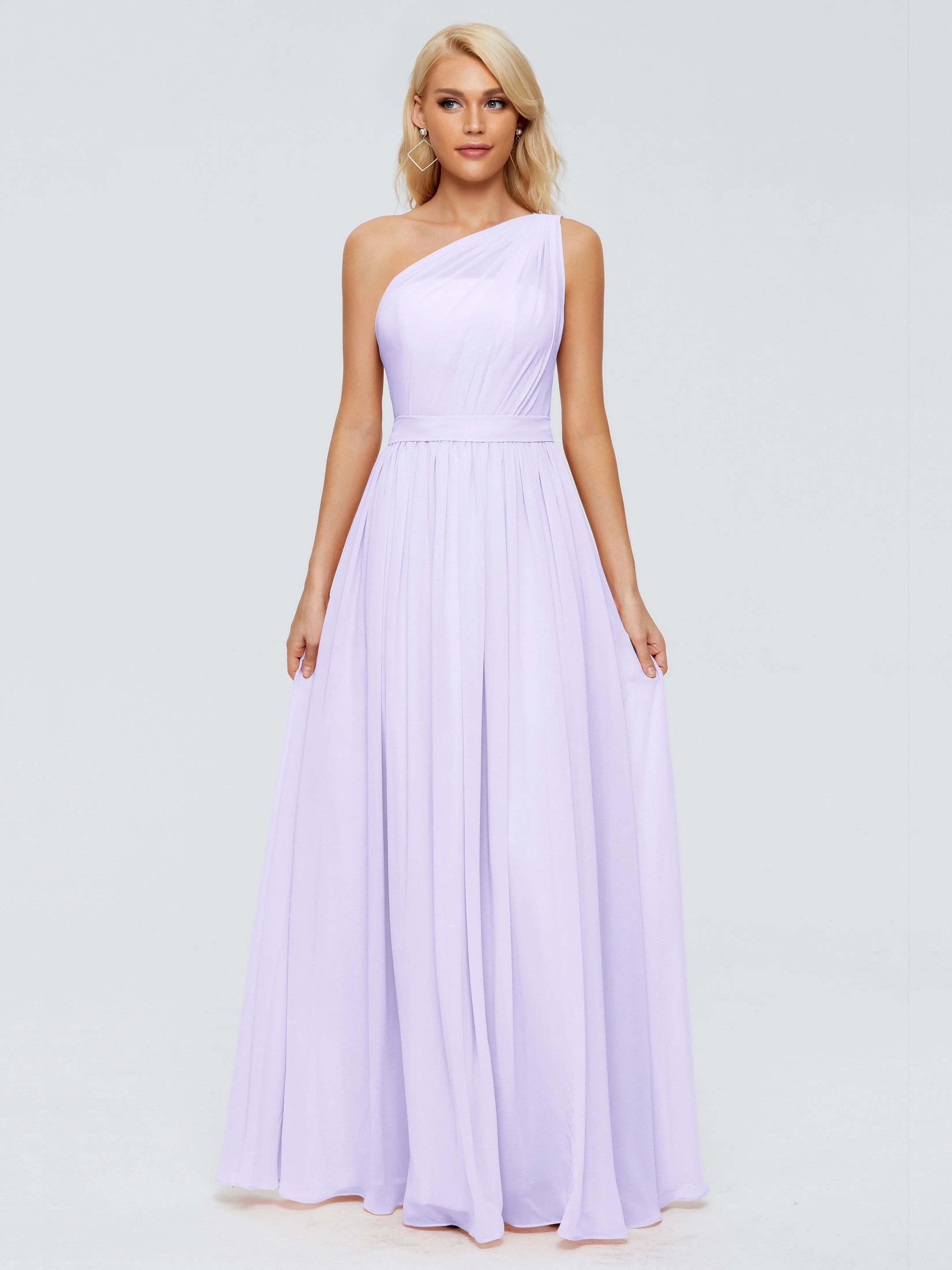 Arabella One Shoulder Sash Bridesmaid Dresses