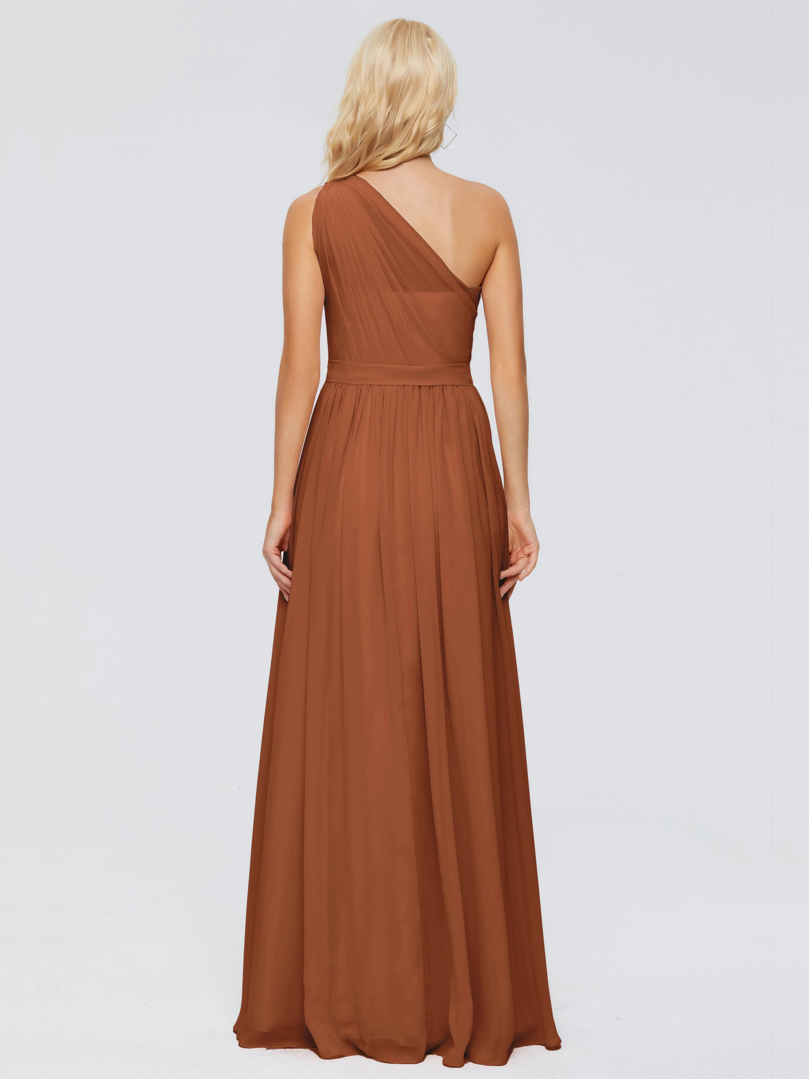 Arabella One Shoulder Sash Bridesmaid Dresses