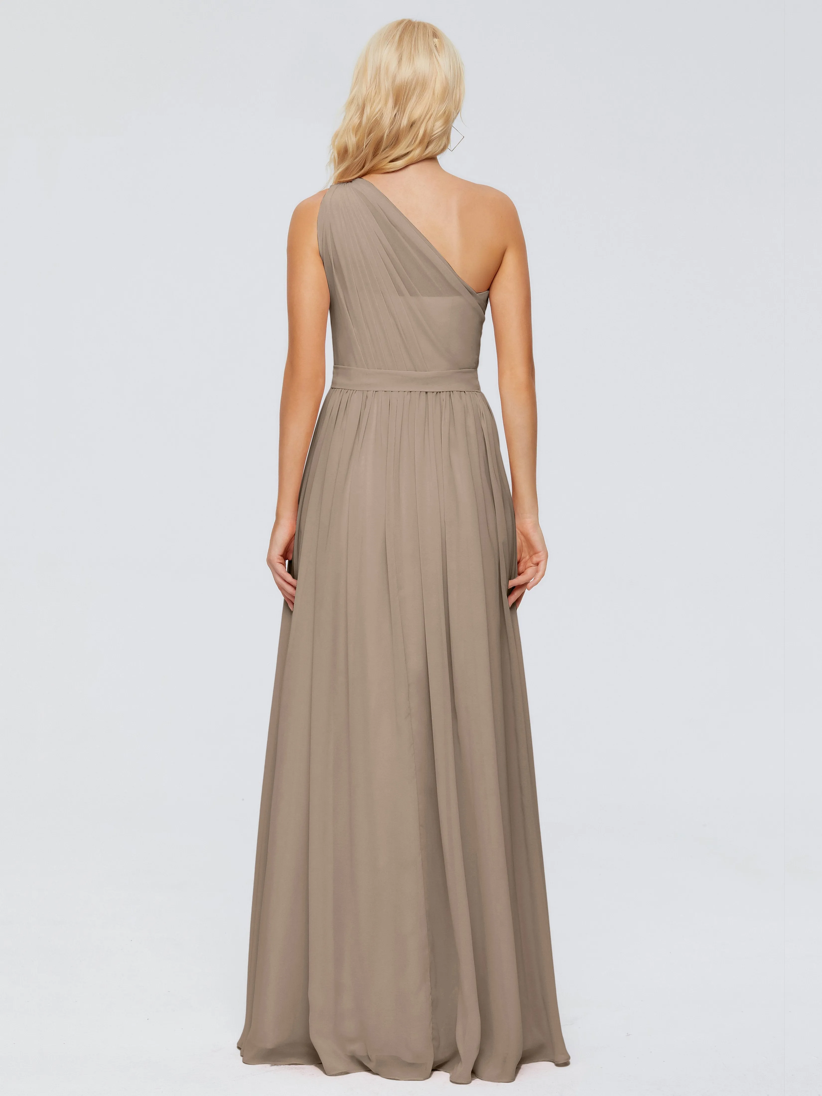 Arabella One Shoulder Sash Bridesmaid Dresses