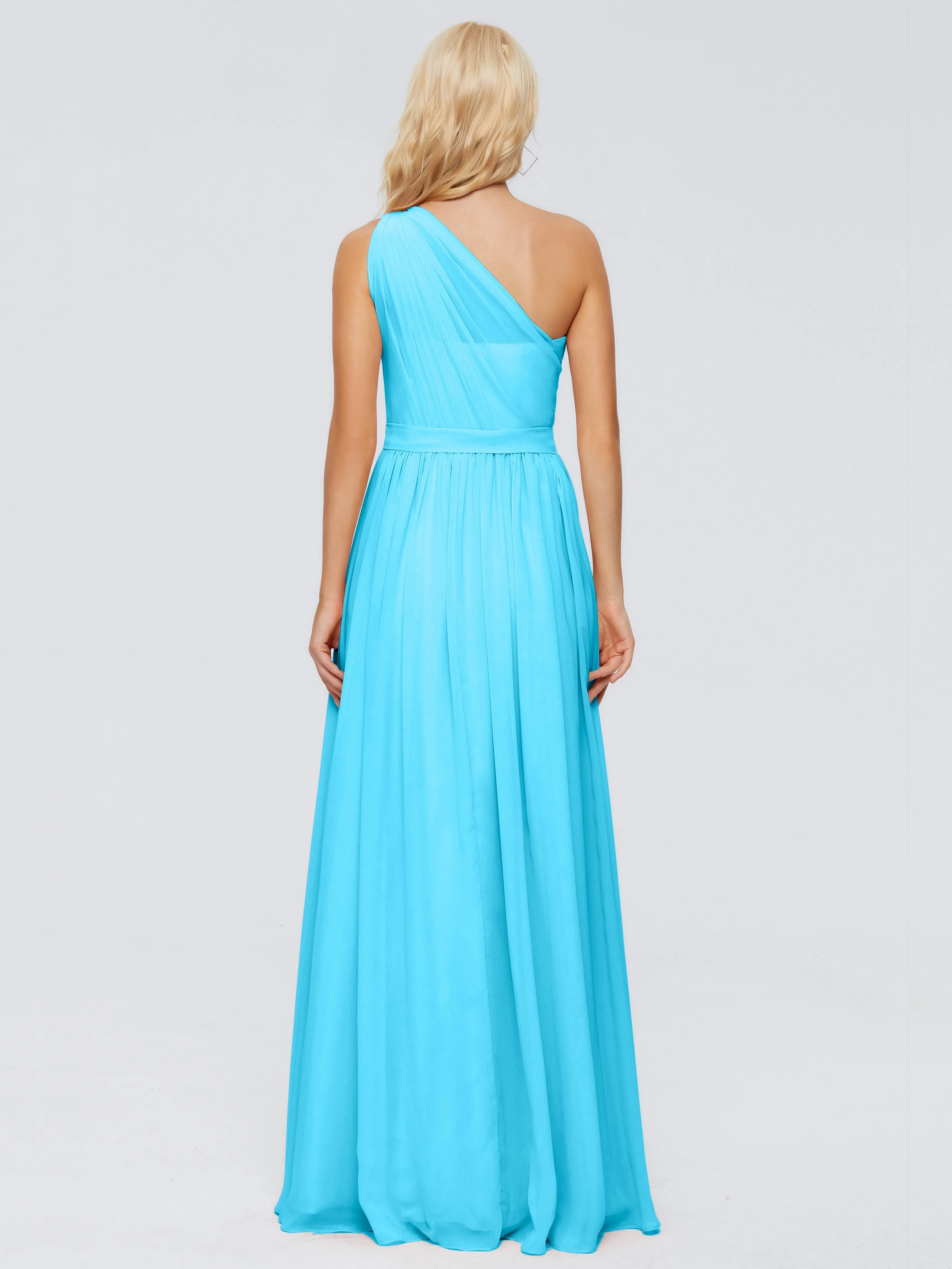 Arabella One Shoulder Sash Bridesmaid Dresses