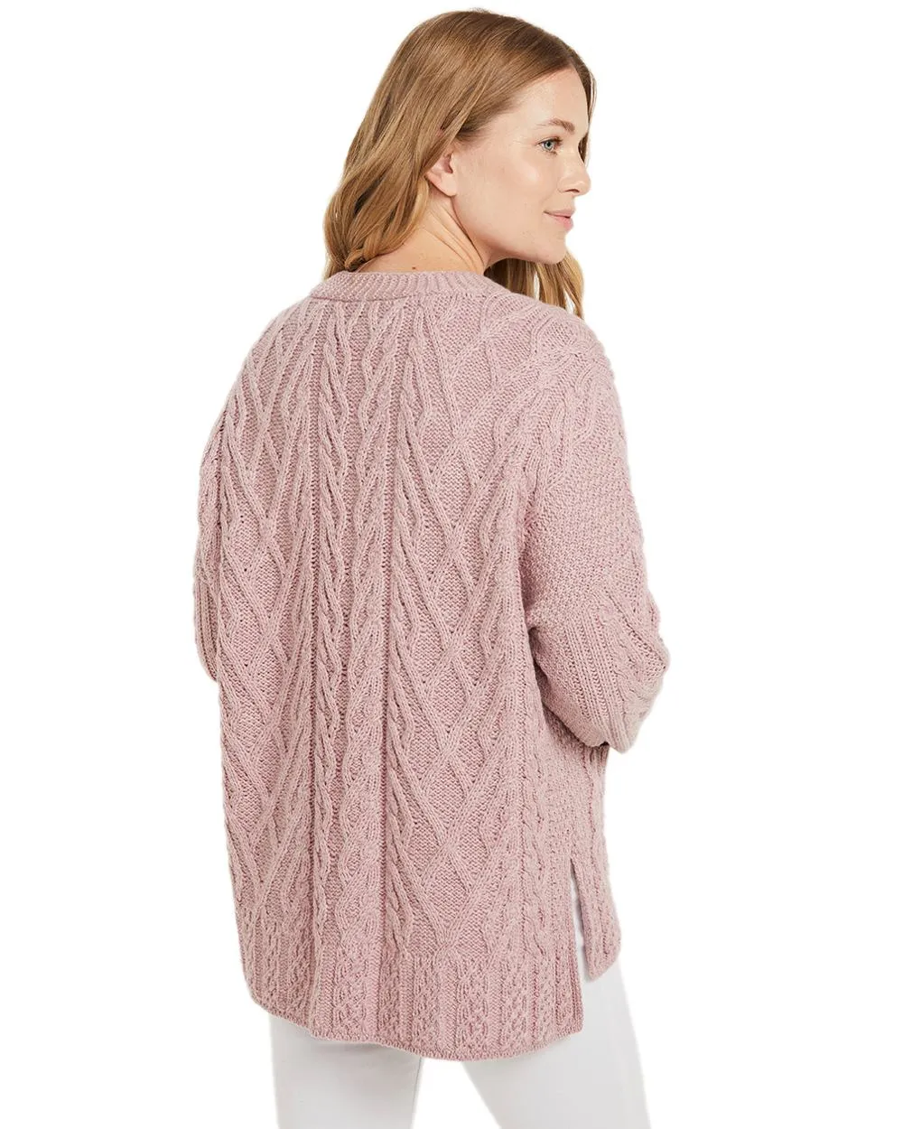 Aran Valentia Trellis Womens Cardigan