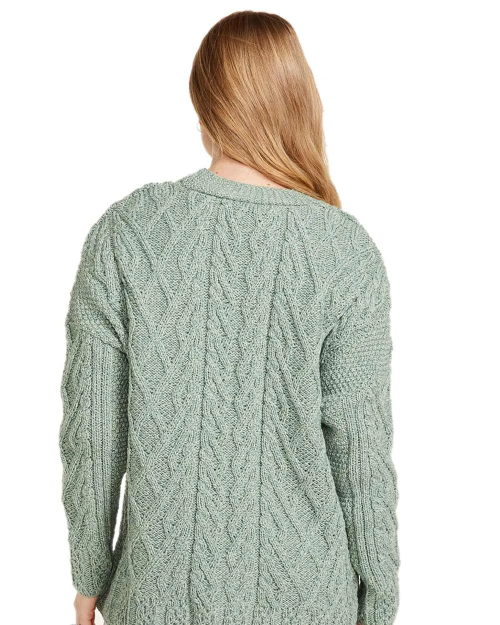 Aran Valentia Trellis Womens Cardigan