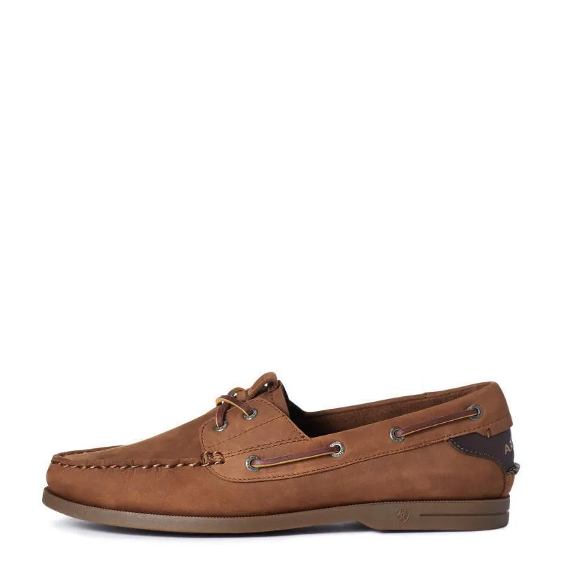 Ariat Antigua Mens Deck Shoe - Walnut