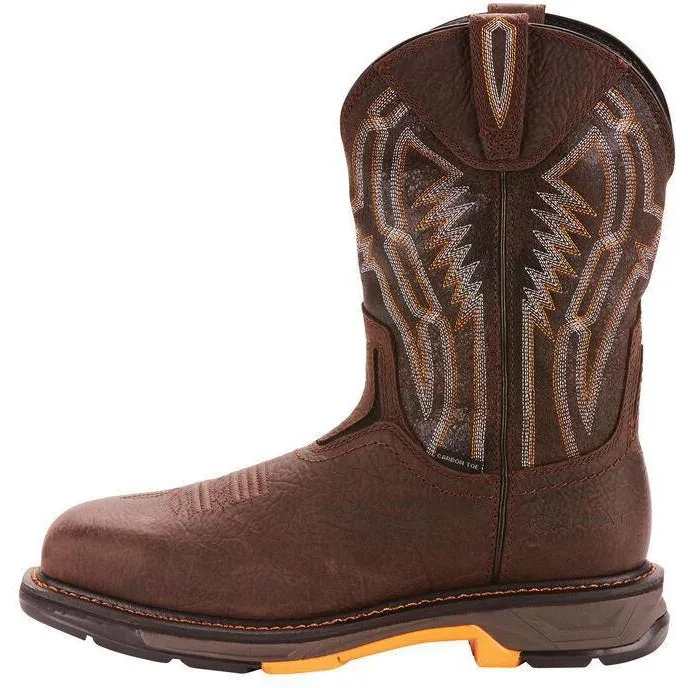 Ariat Men's WorkHog XT Dare 11" Carbon Toe Western Work Boot- Brown - 10024952