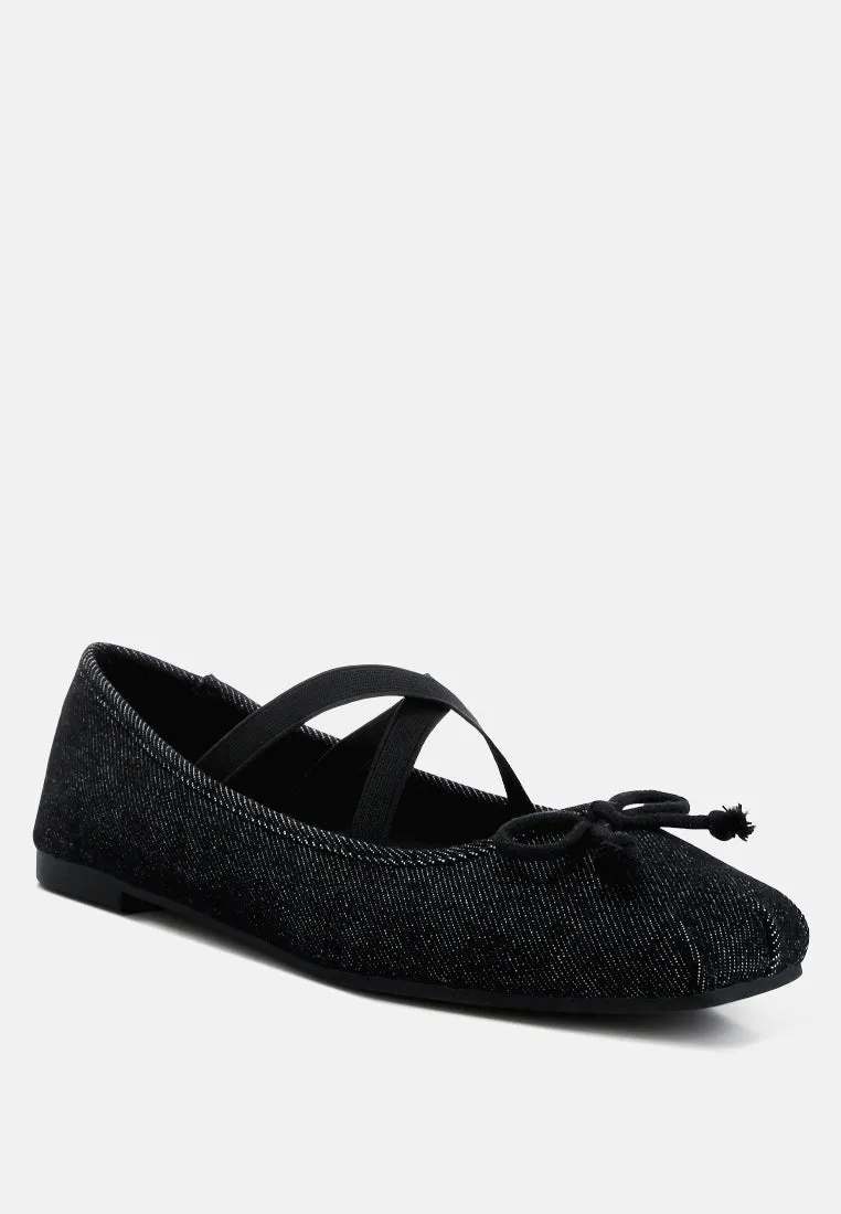 Arimer Criss Cross Strap Ballet Flats