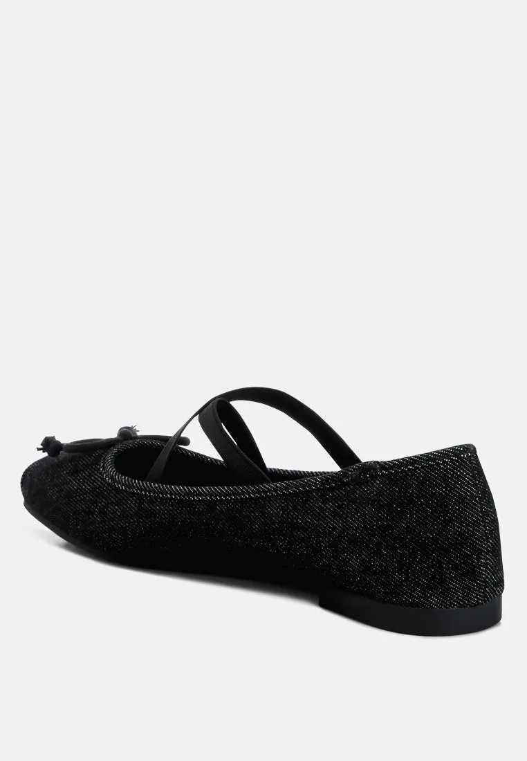 Arimer Criss Cross Strap Ballet Flats