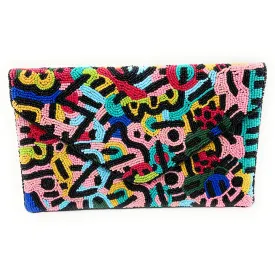 Arlo Beaded Clutch Purse