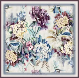 Armine Victoria Classy Floral Silk Scarf No.80