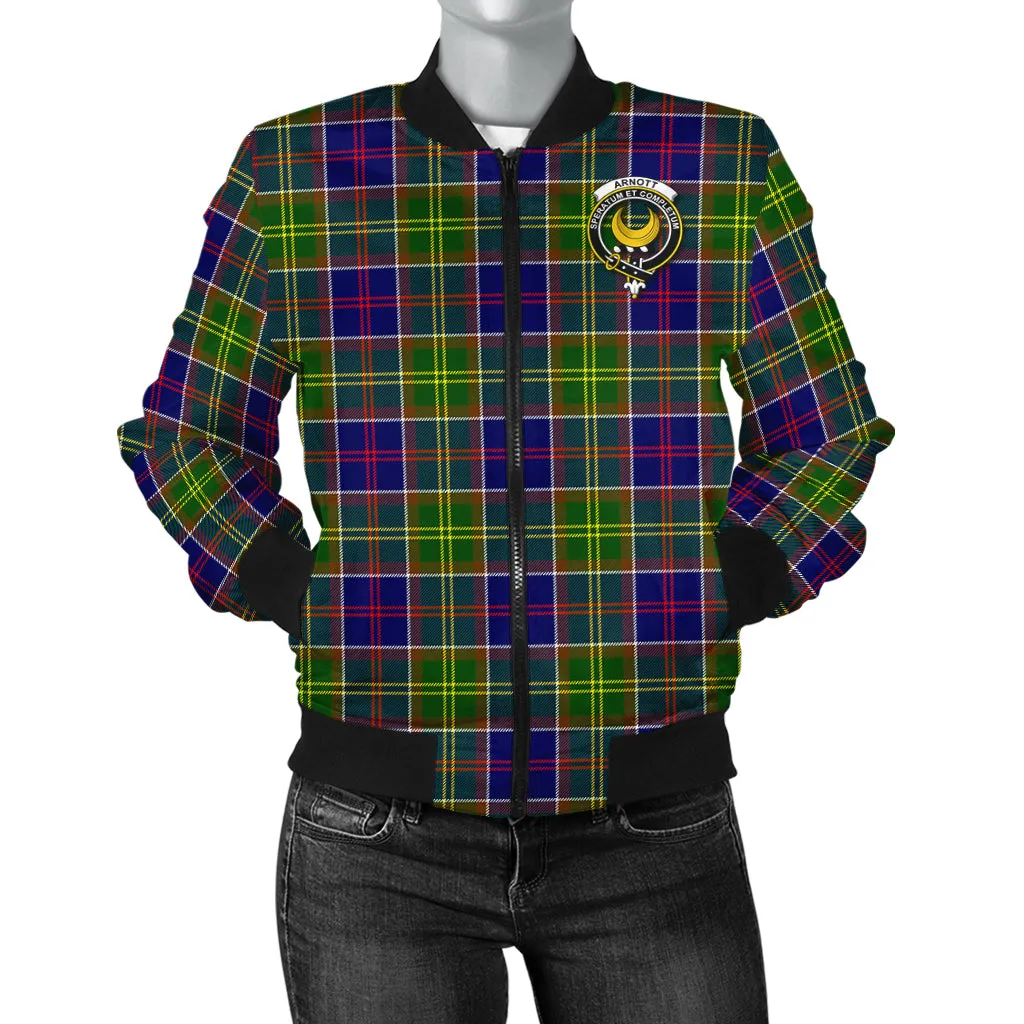 Arnott Tartan Bomber Jacket with Family Crest