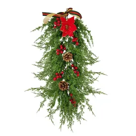 Artificial Christmas Pine Cones Garland for Door Frame