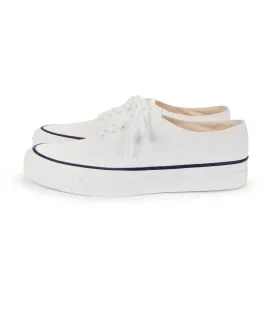 Asahi M014 Canvas Deck Shoes: White