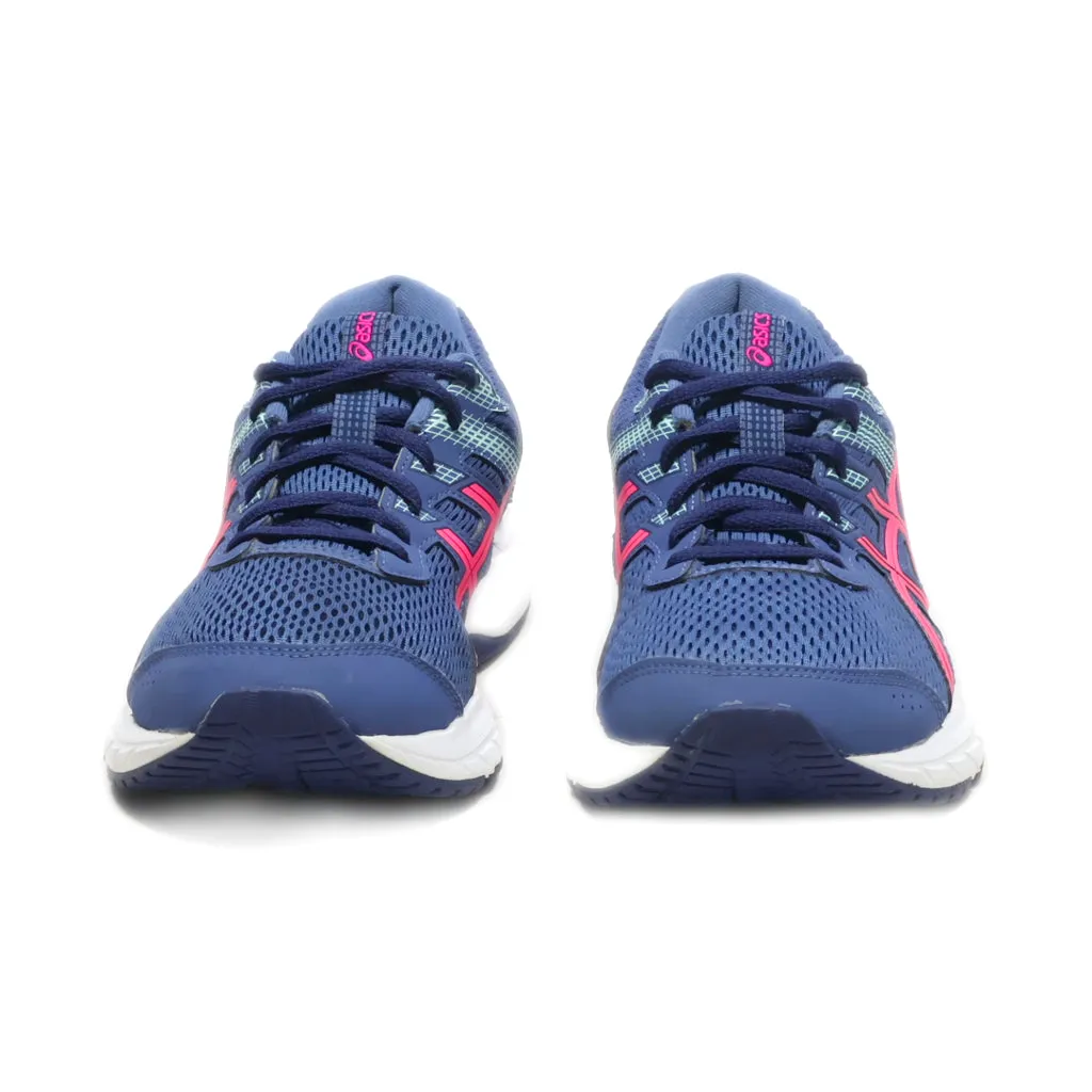 Asics Contend 6 Sport Shoes Fabric Blue Colour For Women