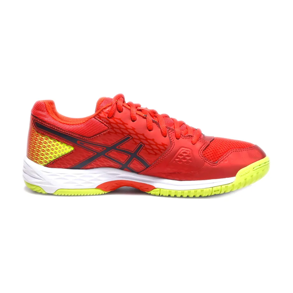 Asics Gel-Domain 4 Sport Shoes Pu Leather Red Colour For Men