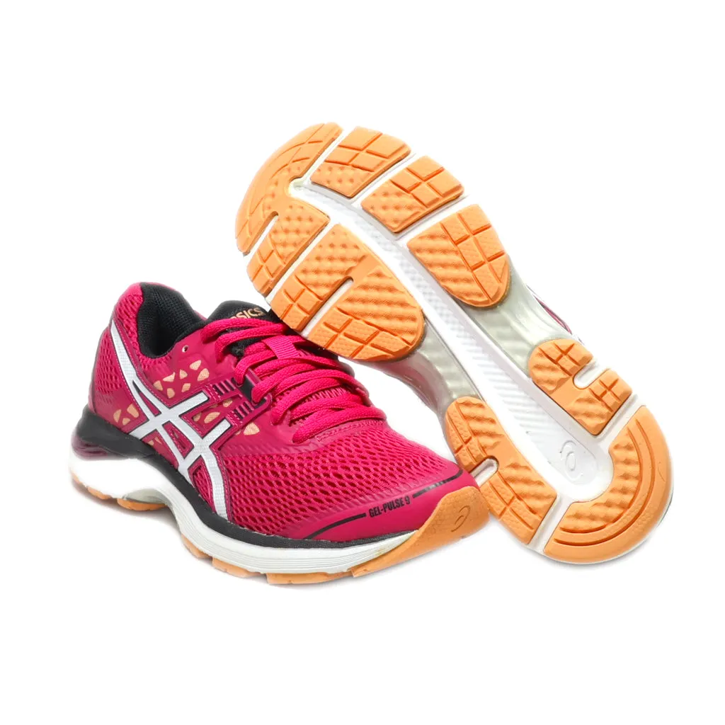 Asics Gel Pulse 9 Sport Shoes Fabric Red Colour For Women