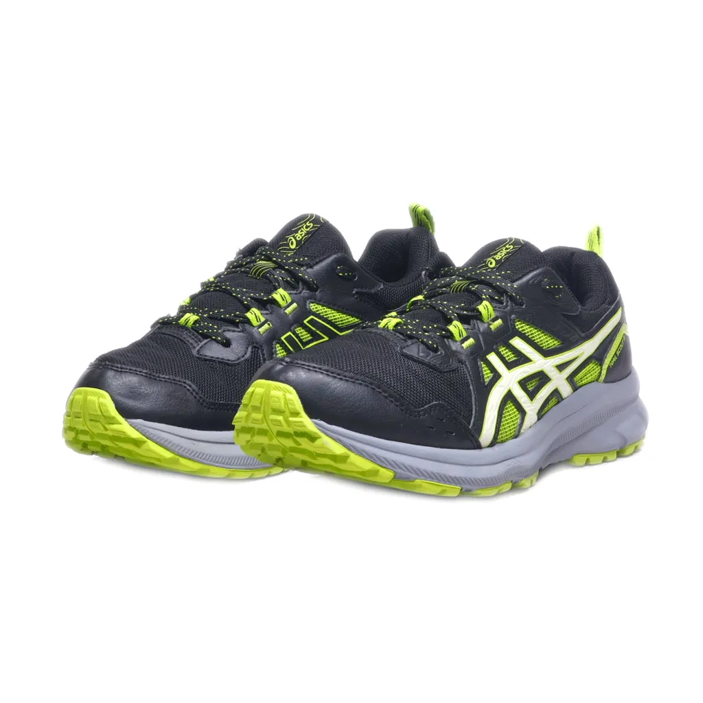 Asics Trail Scout 3 Running Sport Shoes Fabric Black Colour For Men