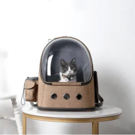 Astronaut Spaceship Cat Backpack