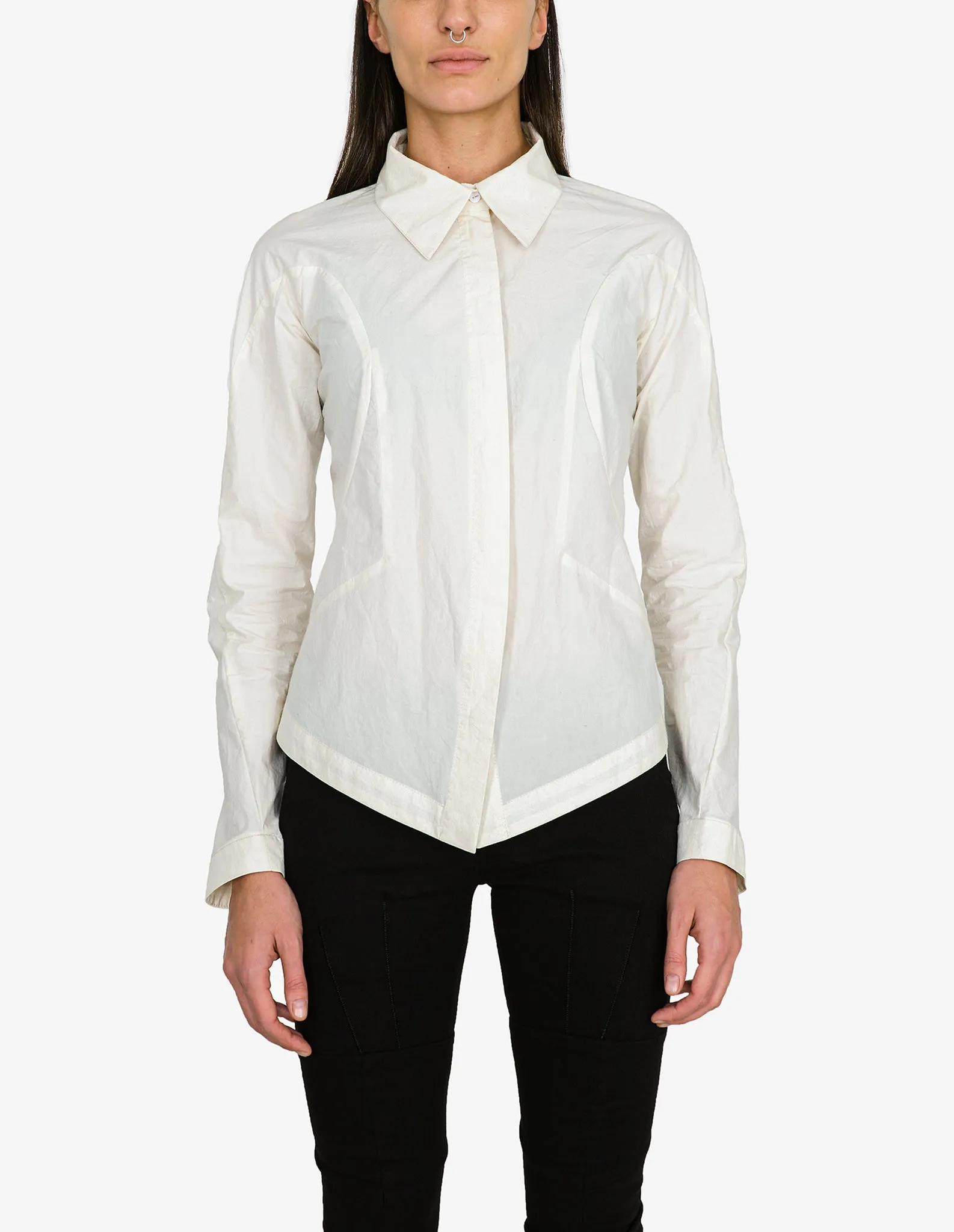 Asymmetric Cotton Shirt