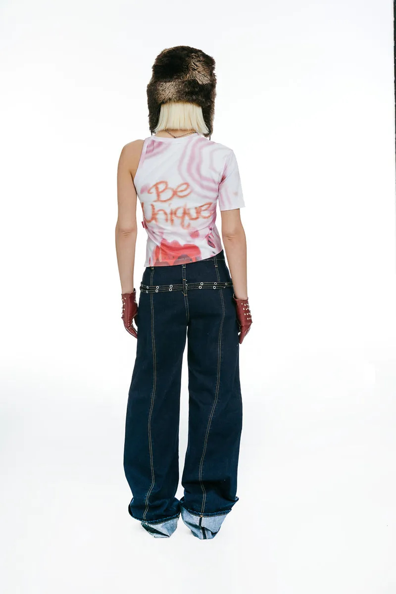 Asymmetric Punky T-shirt