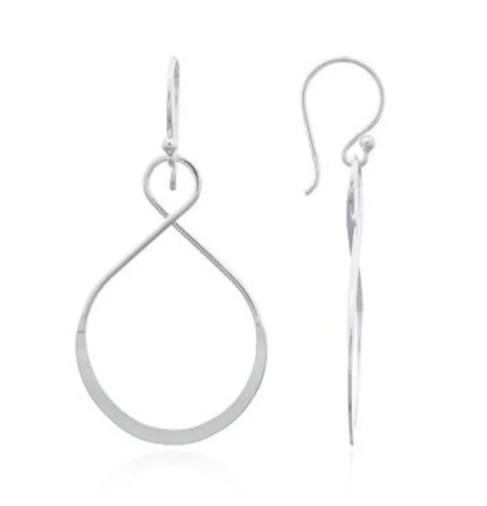 Asymmetrical Infinity Earrings