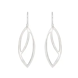 Asymmetrical Leaf Earrings