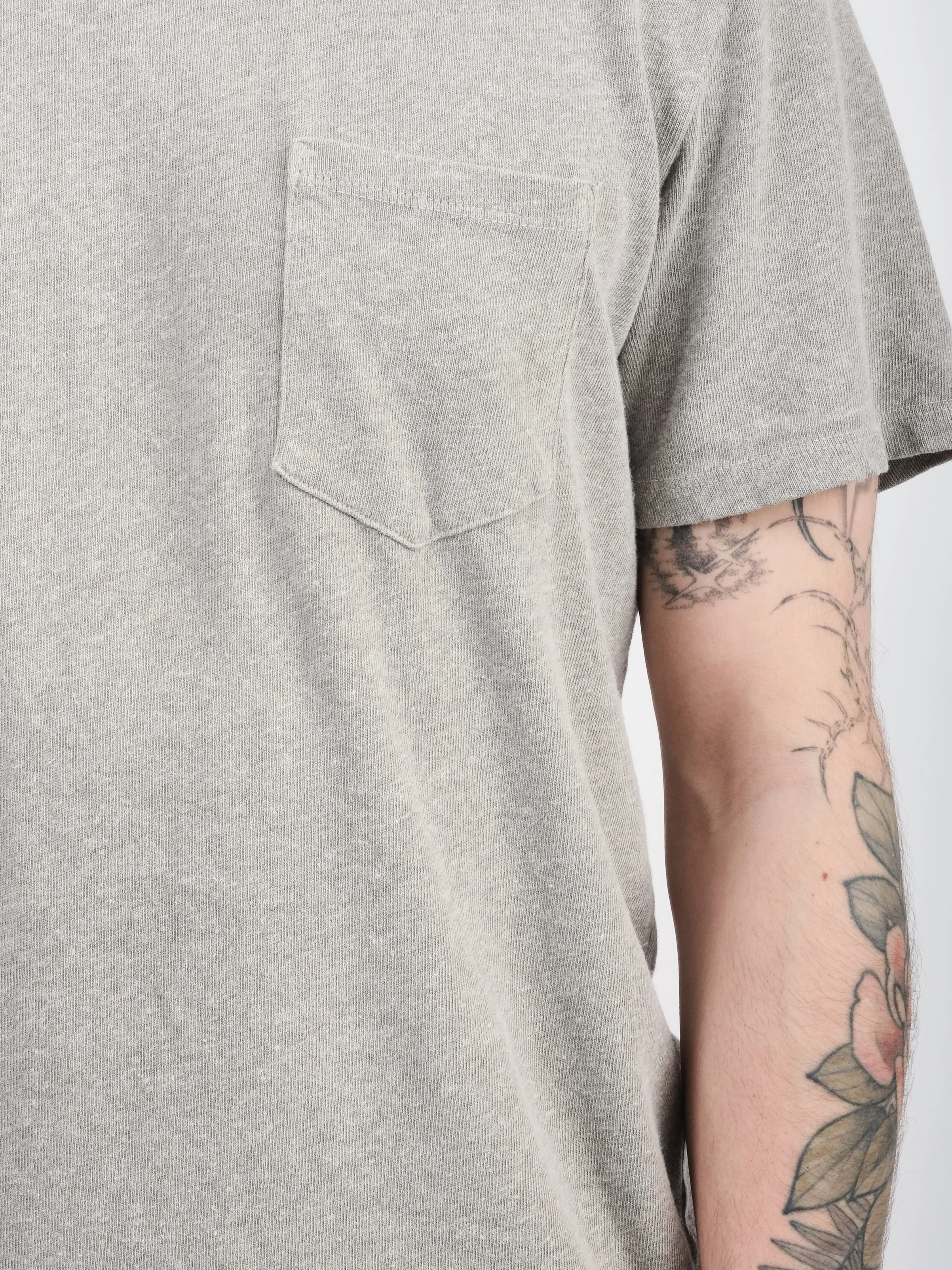 Athletic Grey Baja Pocket Tee