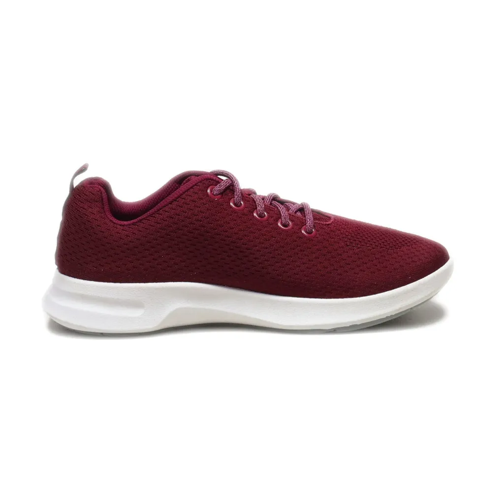 Athletic Sport Shoes Fabric Maroon Colour For Men