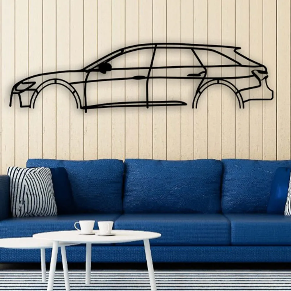 Audi RS6 Car Silhouette