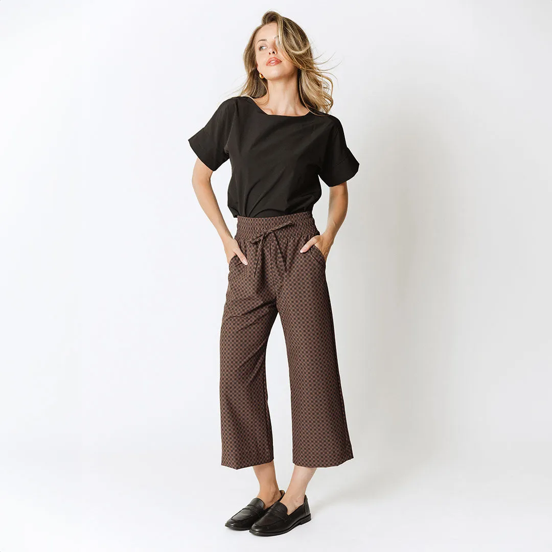 Audrey Wide Leg Pants, Wicker