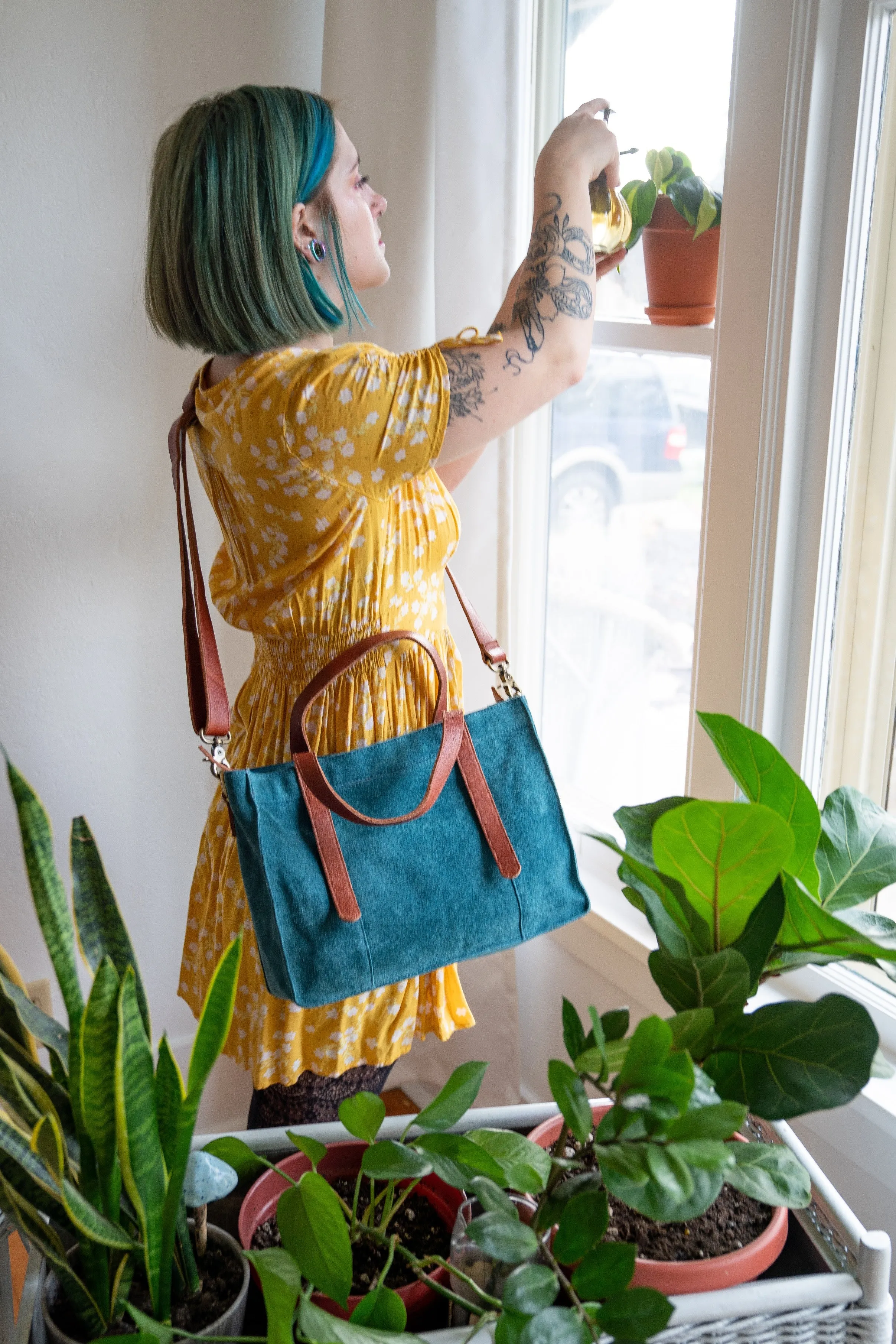 Aurora Suede Tote