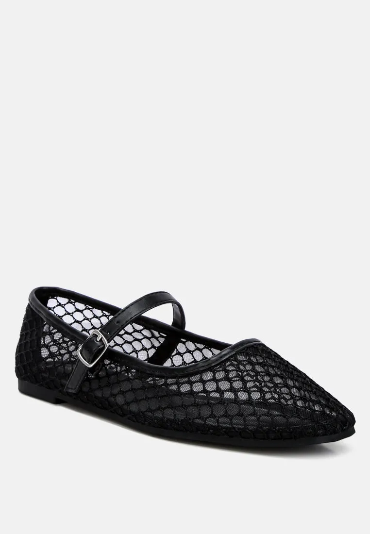 Averona Mesh Mary Jane Flats