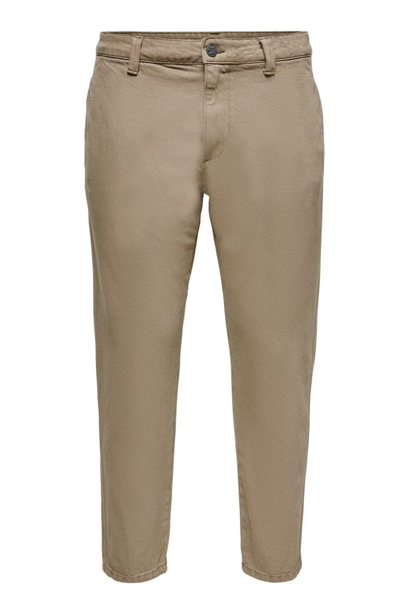 Avi Beam Chino Twill Pants - Shitake