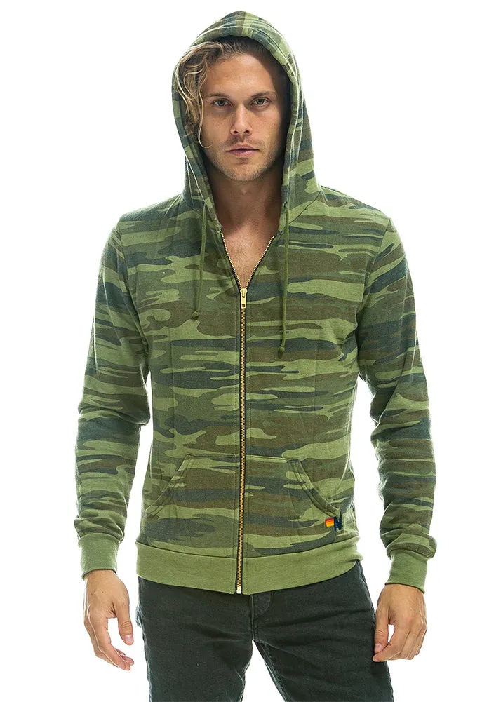 Aviator Nation Bolt Zip Hoodie in Camo