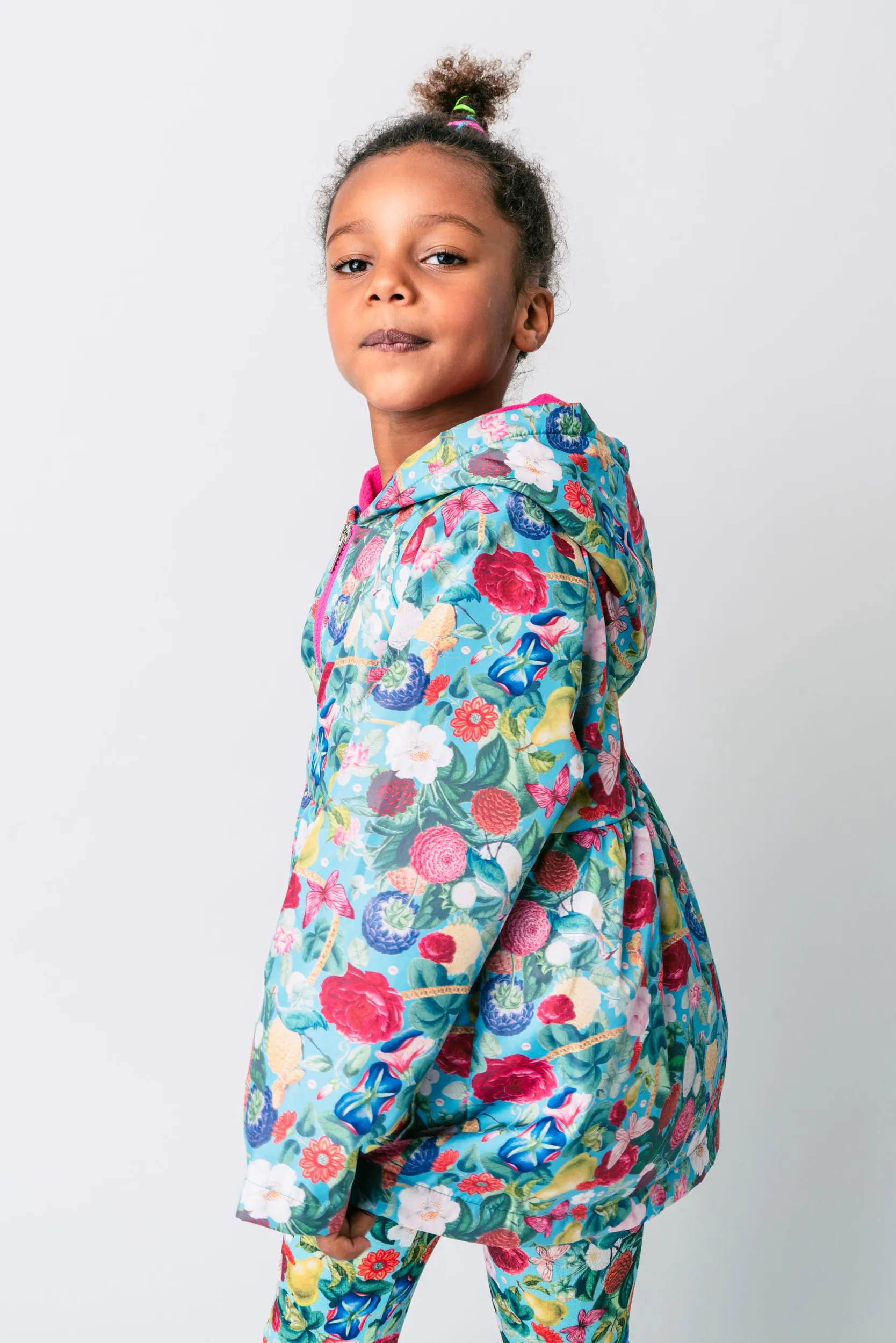 AW21 Rosalita Girls Weiser Flower Print Raincoat