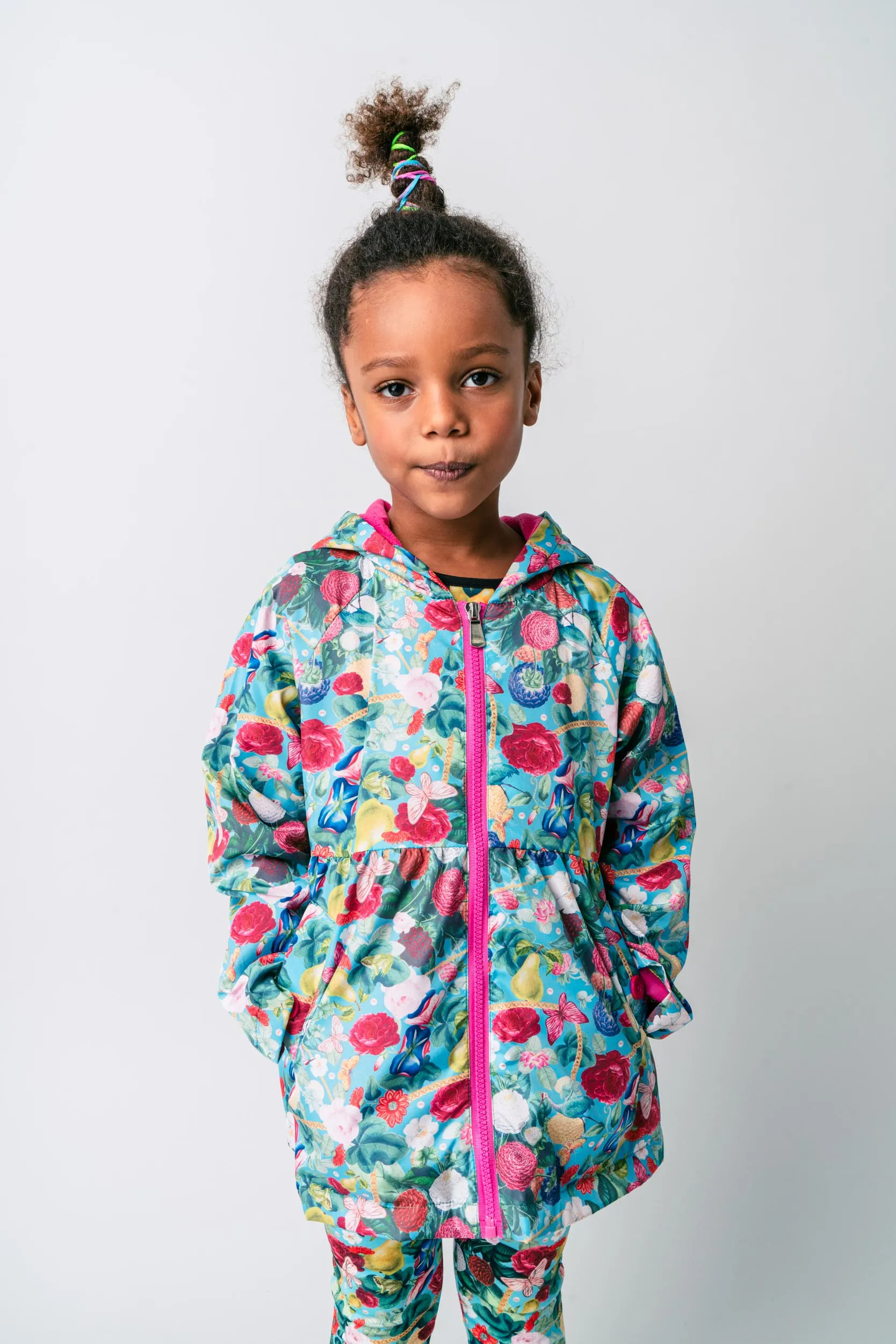 AW21 Rosalita Girls Weiser Flower Print Raincoat