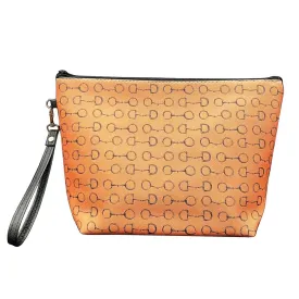 AWST Int'l Lila Vintage Snaffles Accessory Bag with Wristlet