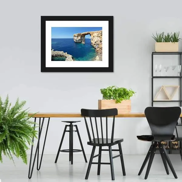 Azure Window Canvas Wall Art