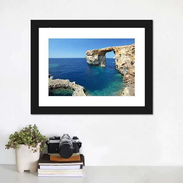 Azure Window Canvas Wall Art