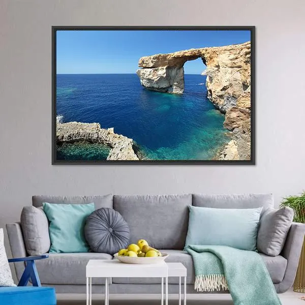 Azure Window Canvas Wall Art