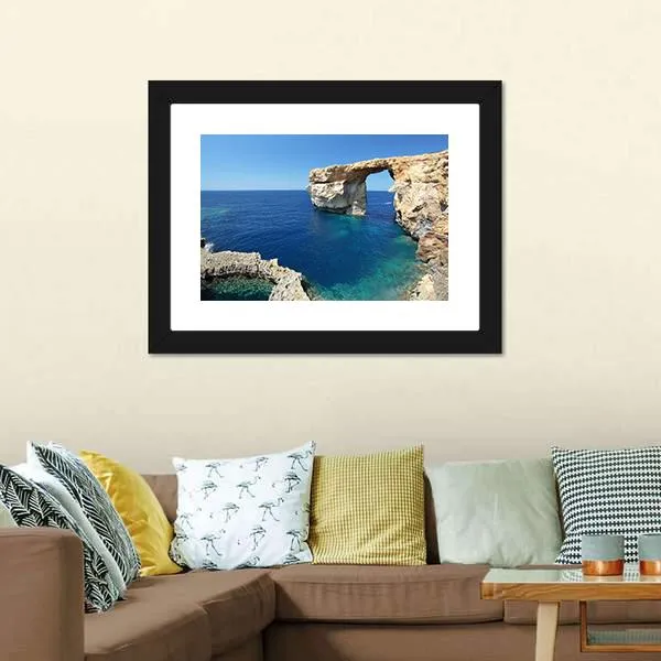 Azure Window Canvas Wall Art