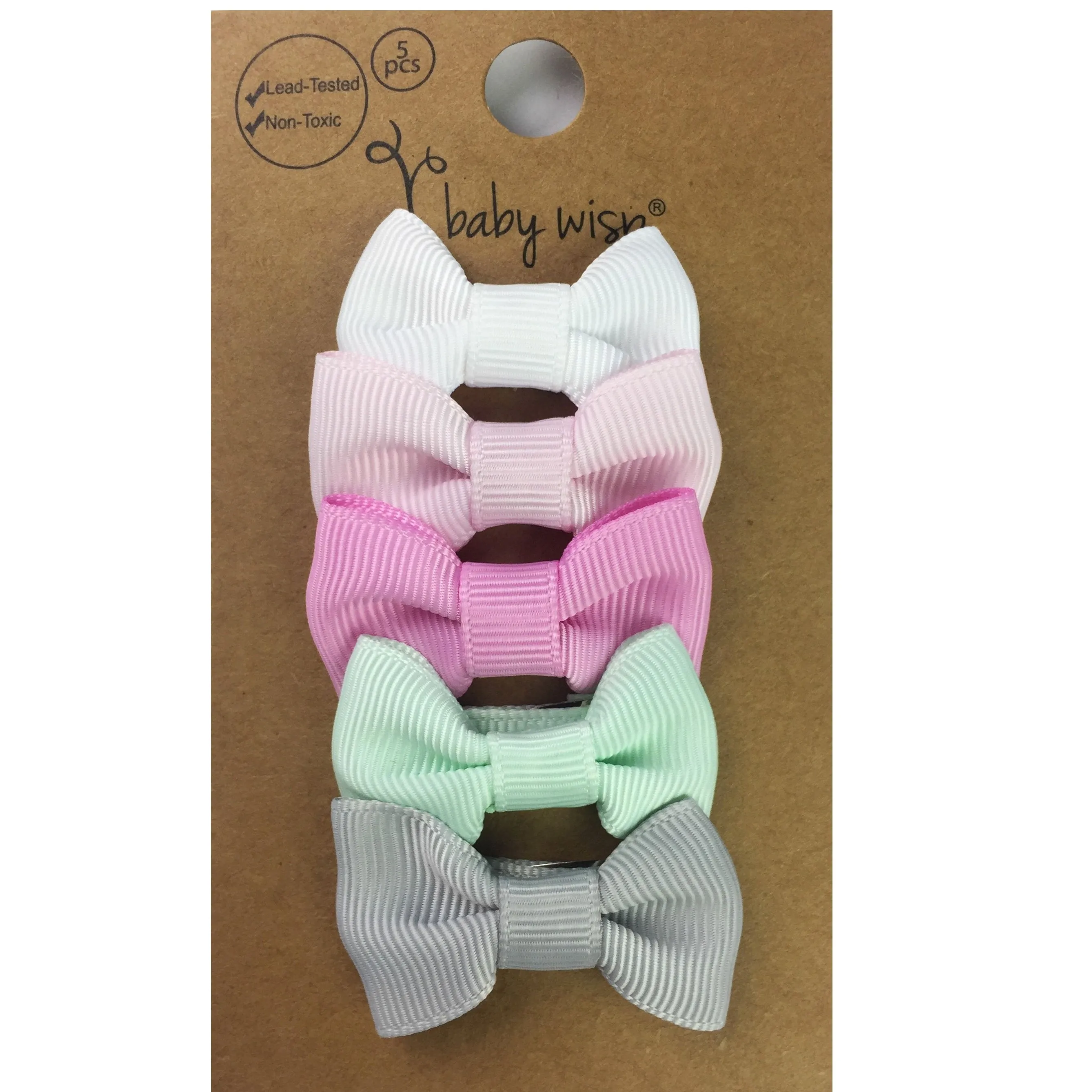 Baby Wisp Charlotte Bow Snap Clip Sets